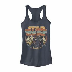 Licensed Character Juniors' Star Wars Last Jedi Vintage Retro Kylo Ren Graphic Tank Black Heather -Licensed Character Shop unnamed file 35451