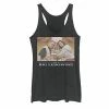 Licensed Character Juniors' Big Lebowski Bowling Alley Pose Graphic Tank Black Heather -Licensed Character Shop unnamed file 35474