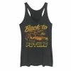 Licensed Character Juniors' Back To The Future Red & Orange Car Graphic Tank Black Heather -Licensed Character Shop unnamed file 35480