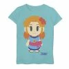 Licensed Character Girls 7-16 Nintendo Legend Of Zelda Links Awakening Marin Avatar Style Portrait Graphic Tee Athletic Heather -Licensed Character Shop unnamed file 35518
