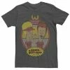 Licensed Character Men's Beavis And Butthead Burger World Uniforms Graphic Tee Charcoal Heather -Licensed Character Shop unnamed file 35526