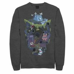 Licensed Character Men's Nickelodeon Aaahh!!! Real Monsters Underground Academy Sweatshirt Navy -Licensed Character Shop unnamed file 35530