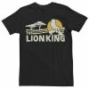 Licensed Character Men's Disney Lion King Savannah Sunrise Scene Short-Sleeve Tee Black -Licensed Character Shop unnamed file 35546