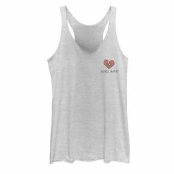 Licensed Character Disney's Cruella Juniors' Rebel Heart Logo Tank Gray Heather