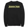 Licensed Character Men's Jurassic Park Classic Simple Text Fleece Graphic Pullover Charcoal Heather -Licensed Character Shop unnamed file 35558