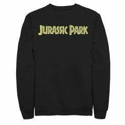 Licensed Character Men's Jurassic Park Classic Simple Text Fleece Graphic Pullover Charcoal Heather -Licensed Character Shop unnamed file 35560