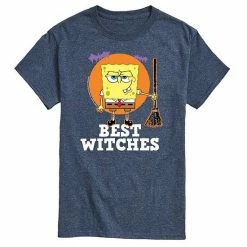 Licensed Character Men's SpongeBob SquarePants Best Witches Tee Blue -Licensed Character Shop unnamed file 35578