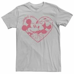 Licensed Character Men's Disney Mickey Mouse Perfect Pair Tee Silver -Licensed Character Shop unnamed file 35592