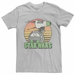 Licensed Character Men's Star Wars The Rise Of Skywalker Retro D-0 Sunset Tee Athletic Heather -Licensed Character Shop unnamed file 35596