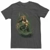 Licensed Character Men's DC FanDome Aquaman Rise Sketch Graphic Tee -Licensed Character Shop unnamed file 35597