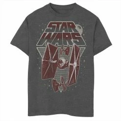 Licensed Character Boys 8-20 Star Wars Retro Poster Tee Black