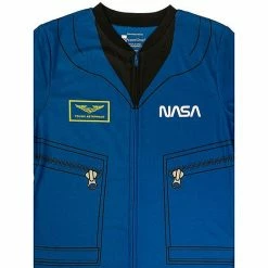 Licensed Character Boys 4-12 NASA Zip-Up One-Piece Union Suit Pajamas -Licensed Character Shop unnamed file 3561