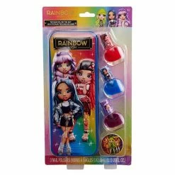 Licensed Character Rainbow High Nail Polish & Carrying Case Set
