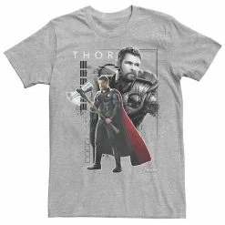 Alternative view of Licensed Character Men's Marvel Avengers Endgame Thor Collage Portrait Tee Silver
