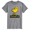 Licensed Character Men's Peanuts Kanji Woodstock Tee Gray -Licensed Character Shop unnamed file 35673