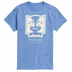 Licensed Character Men's Pink Floyd Division Bell Tee Blue -Licensed Character Shop unnamed file 35726