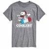 Licensed Character Men's Peanuts Im The Coolest Tee Blue 2 -Licensed Character Shop unnamed file 35727
