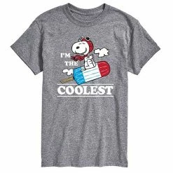 Licensed Character Men's Peanuts Im The Coolest Tee Blue 2 -Licensed Character Shop unnamed file 35728