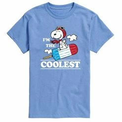 Licensed Character Men's Peanuts Im The Coolest Tee Blue 2 -Licensed Character Shop unnamed file 35729
