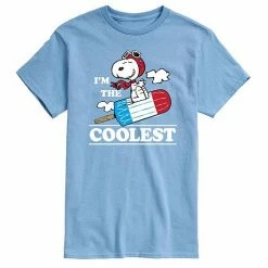 Licensed Character Men's Peanuts Im The Coolest Tee Blue 2 -Licensed Character Shop unnamed file 35730
