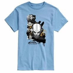Licensed Character Men's Avatar Aang Ink Splatter Tee Blue -Licensed Character Shop unnamed file 35735