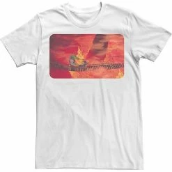 Licensed Character Men's Shrek Franchise Shrek Mondays Poster Tee Cardinal -Licensed Character Shop unnamed file 35744