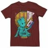Licensed Character Men's Marvel Guardians Of The Galaxy 2 Groot 90's Graphic Tee Cardinal -Licensed Character Shop unnamed file 35745