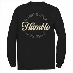 Licensed Character Men's Fifth Sun Humble And Kind Script Tee Black -Licensed Character Shop unnamed file 35753