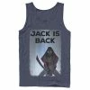 Licensed Character Men's Cartoon Network Samurai Jack The Jack Is Back Rainwaters Tank Navy -Licensed Character Shop unnamed file 35763