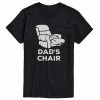 Licensed Character Men's Dads Chair Tee Black -Licensed Character Shop unnamed file 35790