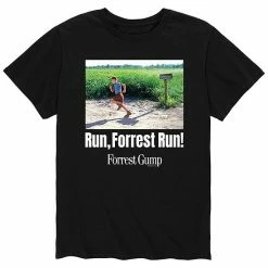 Licensed Character Men's Forrest Gump Run Forrest Run Tee Blue -Licensed Character Shop unnamed file 35803
