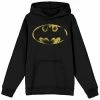 Licensed Character Men's Batman Core Distressed Gold Hoodie -Licensed Character Shop unnamed file 35805