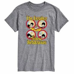 Licensed Character The Beatles Yellow Submarine Windows Tee Grey