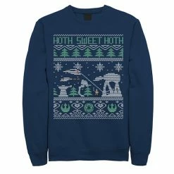Licensed Character Men's Star Wars Hoth Sweet Hoth Battle Ugly Christmas Fleece Kelly -Licensed Character Shop unnamed file 35831