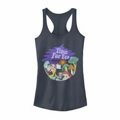 Licensed Character Juniors' Disney Alice In Wonderland Mad Hatter Time For Tea Tank Indigo -Licensed Character Shop unnamed file 35843