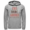 Licensed Character Men's Big Lebowski The Dude Abides Hoodie -Licensed Character Shop unnamed file 35845