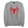 Licensed Character Men's Marvel Spider-Man Icon Sweatshirt Athletic Heather -Licensed Character Shop unnamed file 35846