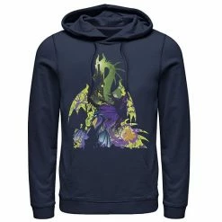 Licensed Character Men's Disney Sleeping Beauty Maleficent Dragon Silhouette Hoodie Charcoal Heather -Licensed Character Shop unnamed file 35850