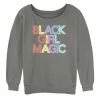 Licensed Character Juniors' "Black Girl Magic" Slouchy Terry Sweatshirt -Licensed Character Shop unnamed file 35865