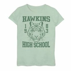 Licensed Character Girls 7-16 Netflix Stranger Things Hawkins High School 1983 Graphic Tee