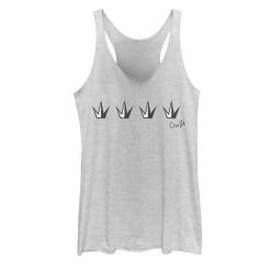 Licensed Character Disney's Cruella Juniors' Crown Line Up Graphic Tank Top Red Heather