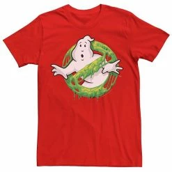 Licensed Character Men's Ghostbusters Classic Slimer Ghost Logo Tee Charcoal Heather -Licensed Character Shop unnamed file 35929