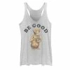 Licensed Character Juniors' E.T. "Be Good" Flower Pot Graphic Tank White Heather -Licensed Character Shop unnamed file 35953