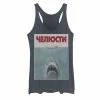 Licensed Character Juniors' Jaws German Movie Poster Graphic Tank Navy Heather -Licensed Character Shop unnamed file 35956