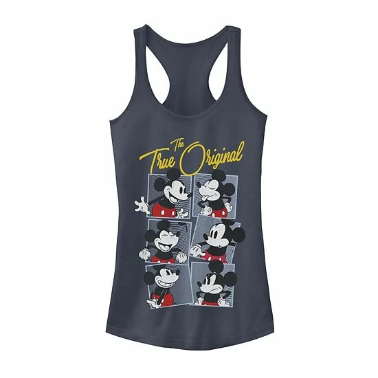 Licensed Character Juniors' Disney Mickey True Original Tank Indigo 4 Licensed Character Juniors' Disney Mickey True Original Tank Indigo - Image 2