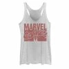 Licensed Character Juniors' Marvel Comics M Logo Tank Top Banana
