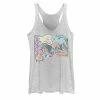 Licensed Character Juniors' Captain Marvel Retro Beach Graphic Tank White Heather -Licensed Character Shop unnamed file 35984