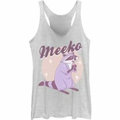 Licensed Character Juniors' Disney's Pocahontas Meeko Eating Portrait Tank Black
