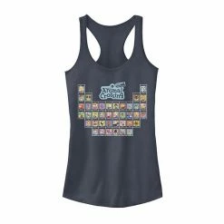Licensed Character Juniors' Animal Crossing New Horizons Periodic Table Of Villagers Tank Top Indigo -Licensed Character Shop unnamed file 35994