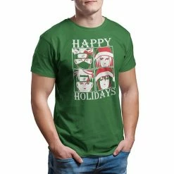 Licensed Character Men's Holiday Character Tees Medium Red -Licensed Character Shop unnamed file 36